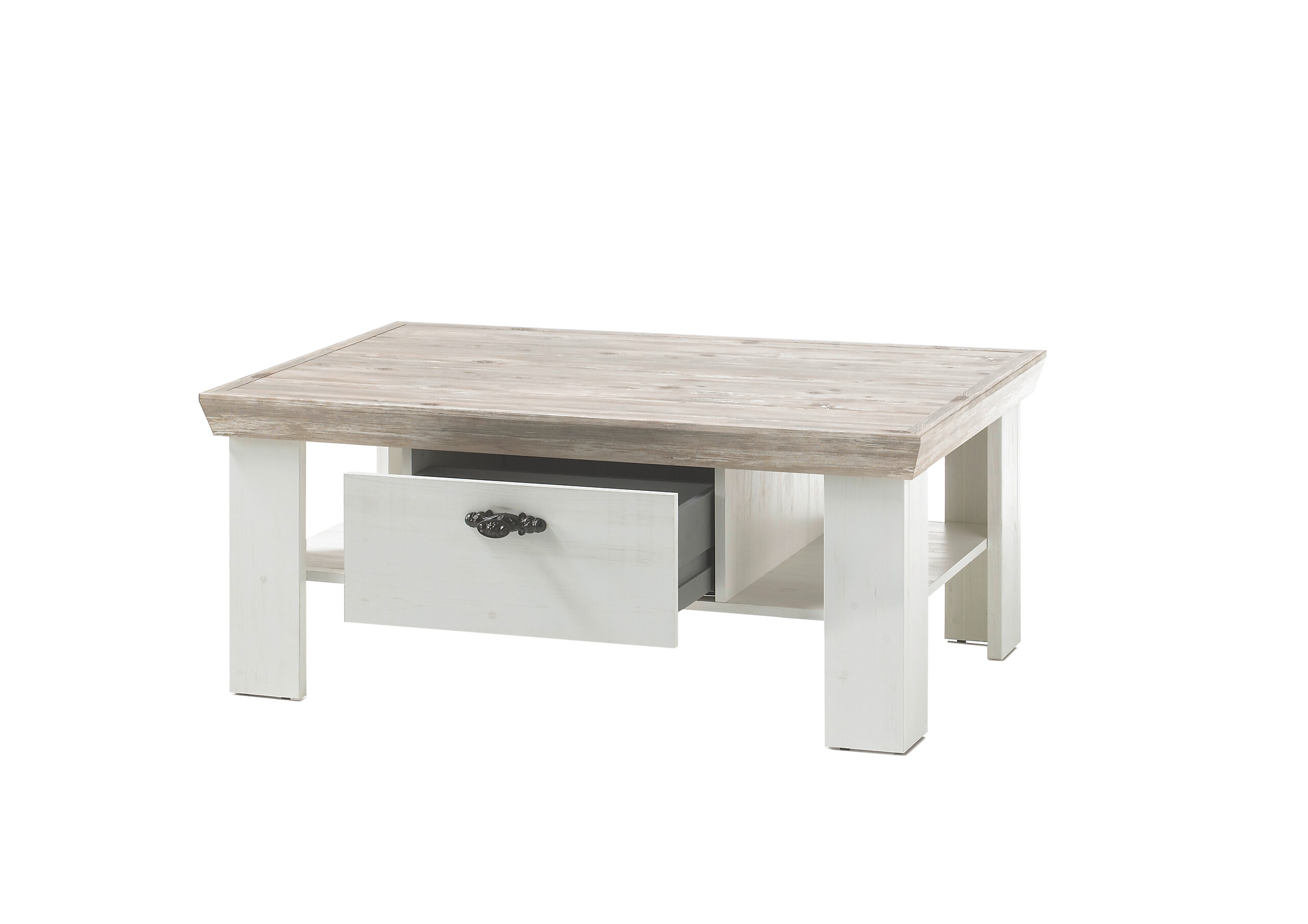 Couchtisch Florenz weiß Pinie B/H/T: ca. 109x45x69 cm