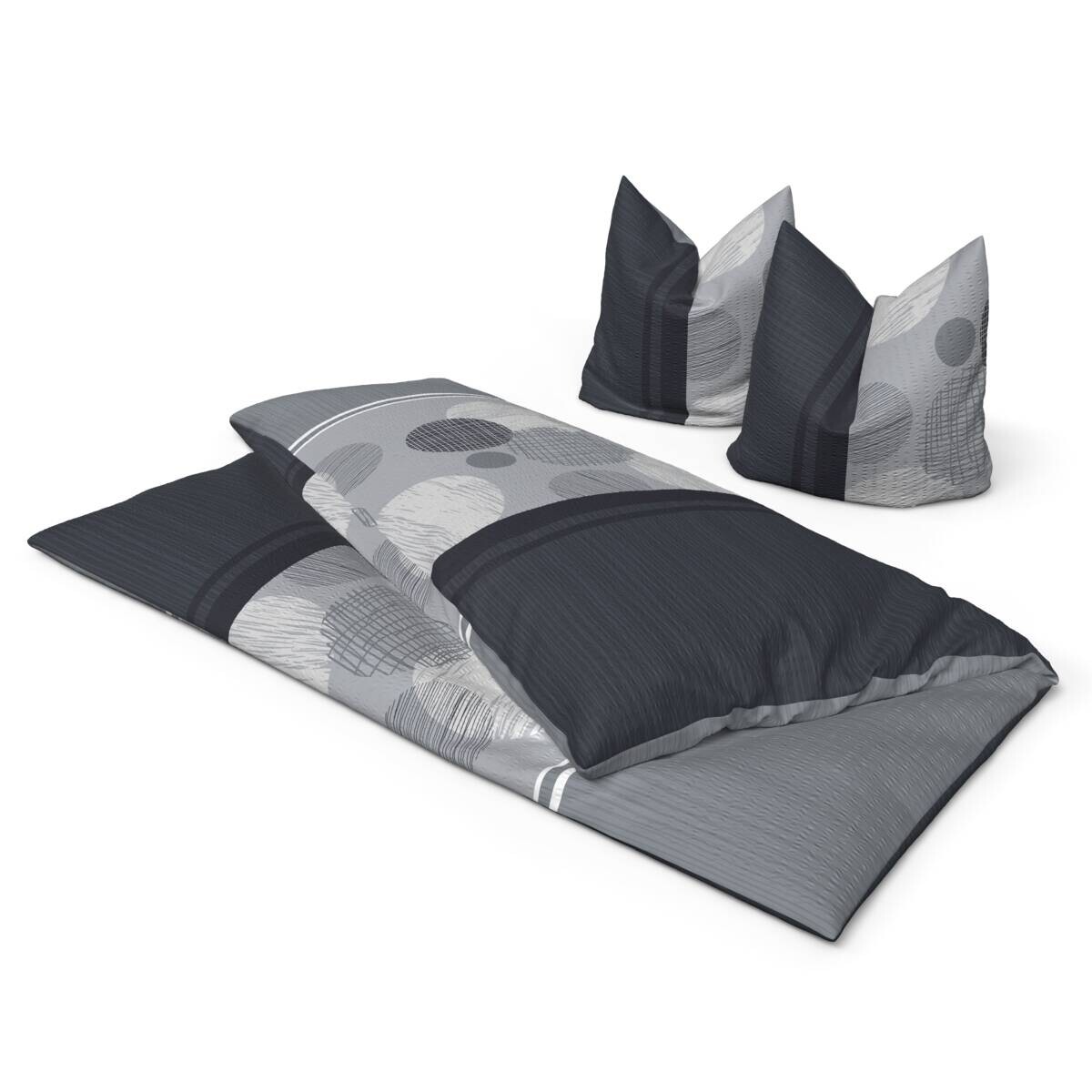 Microfaser Bettwäsche Seersucker