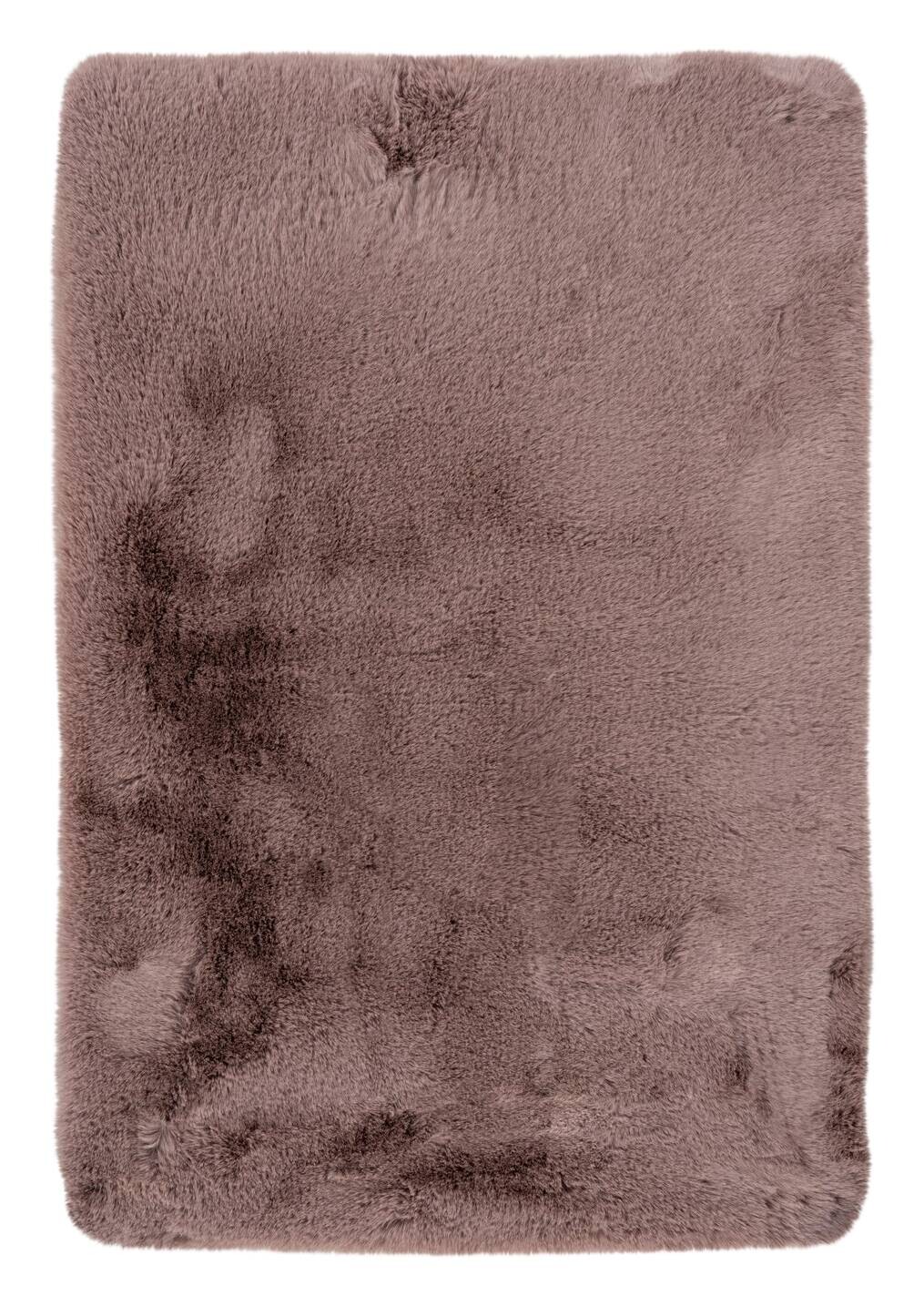 Kayoom Hochflorteppich Badematte Rabbit 525 rosa B/H/L: ca. 65x3,5x100 cm