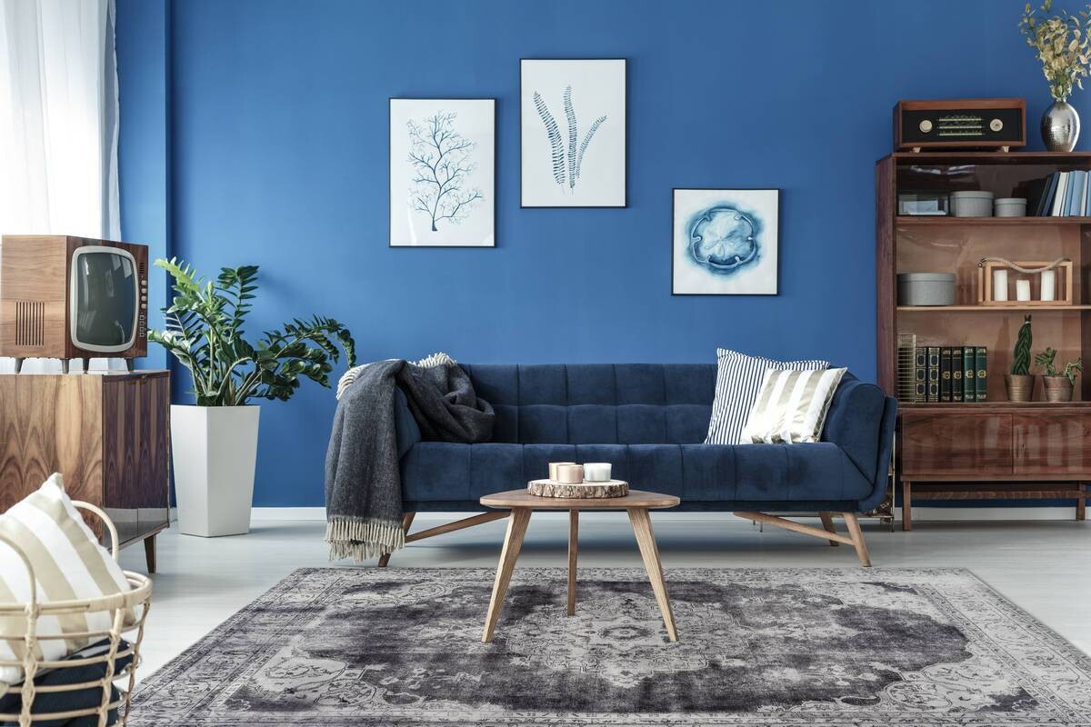 360Living Teppich Vintage hellgrau B/L: ca. 140x200 cm