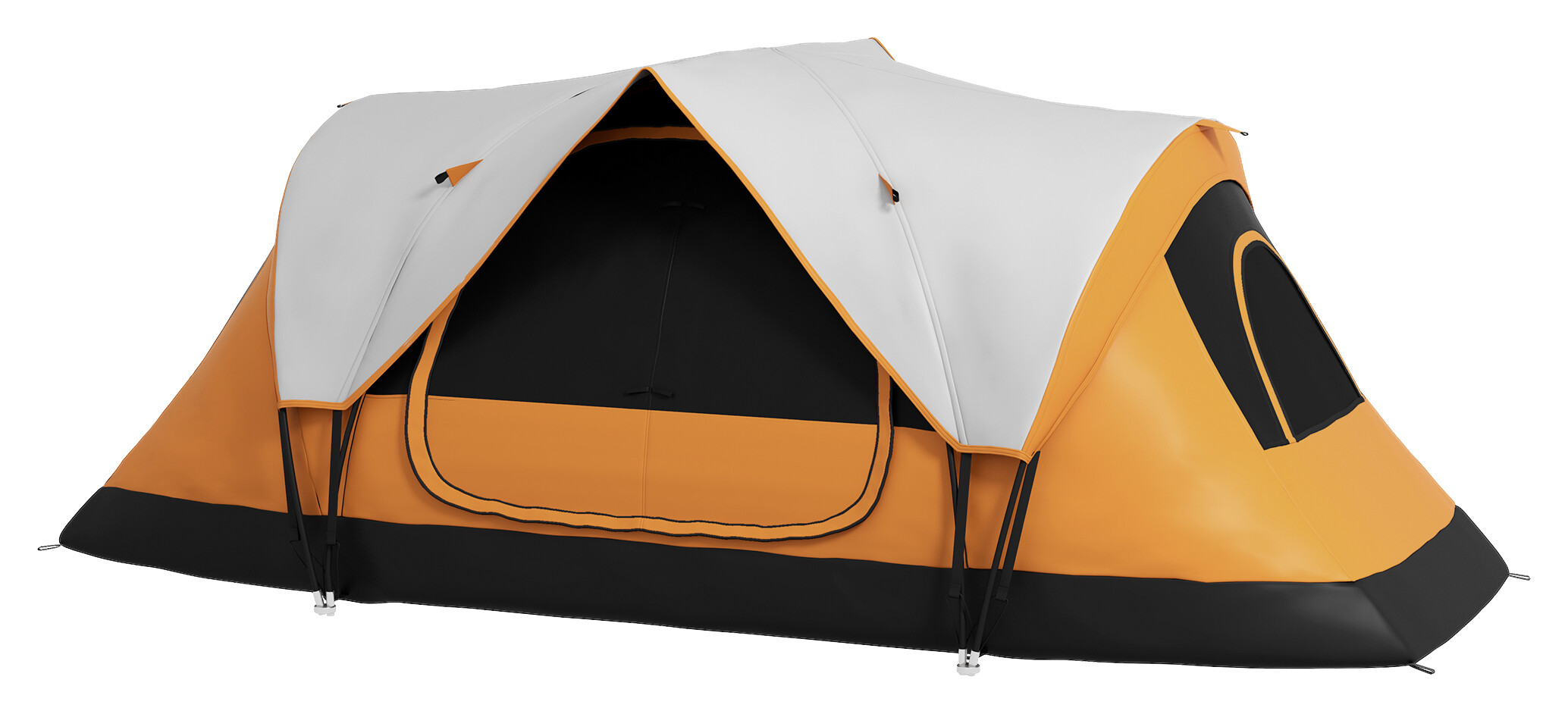 Outsunny Campingzelt B/H/L: ca. 215x180x450 cm