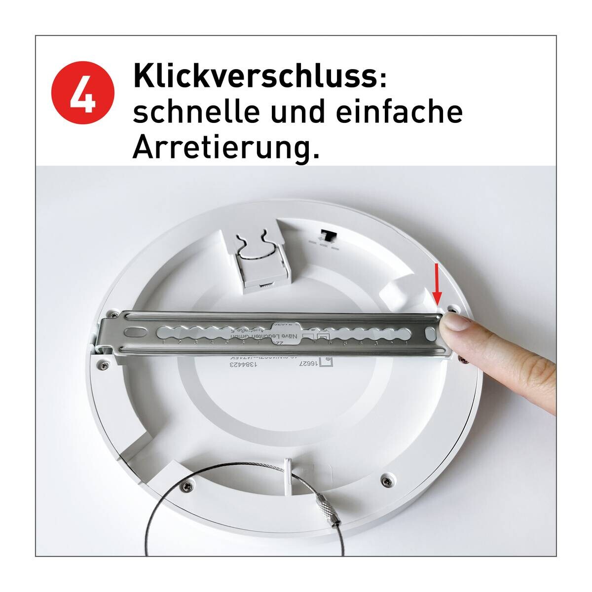 Näve Leuchten Deckenleuchte BONUS NV1384523 weiß Aluminium Kunststoff H/D: ca. 1,6x21,7 cm null 1 Brennstellen