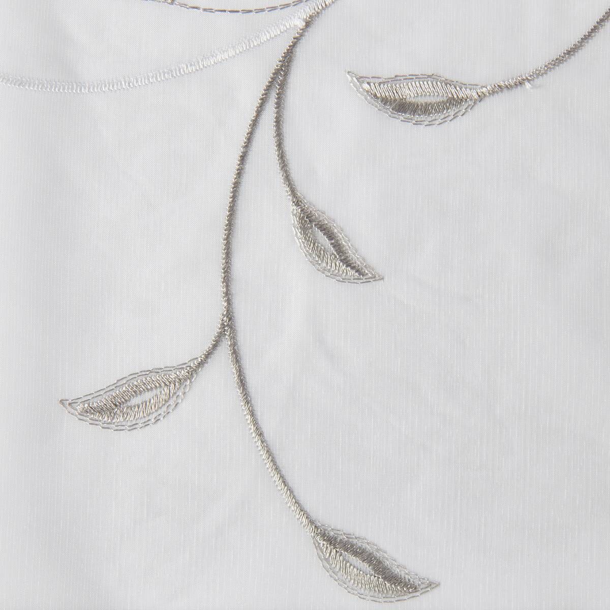 POCOline Scheibengardine Ranke weiß B/L: ca. 150x55 cm