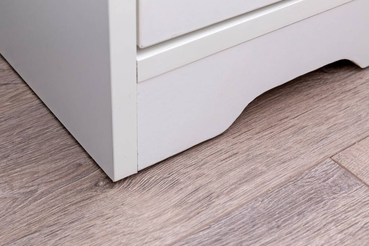 Nachtkonsole weiß B/H/T: ca. 31x43x31 cm