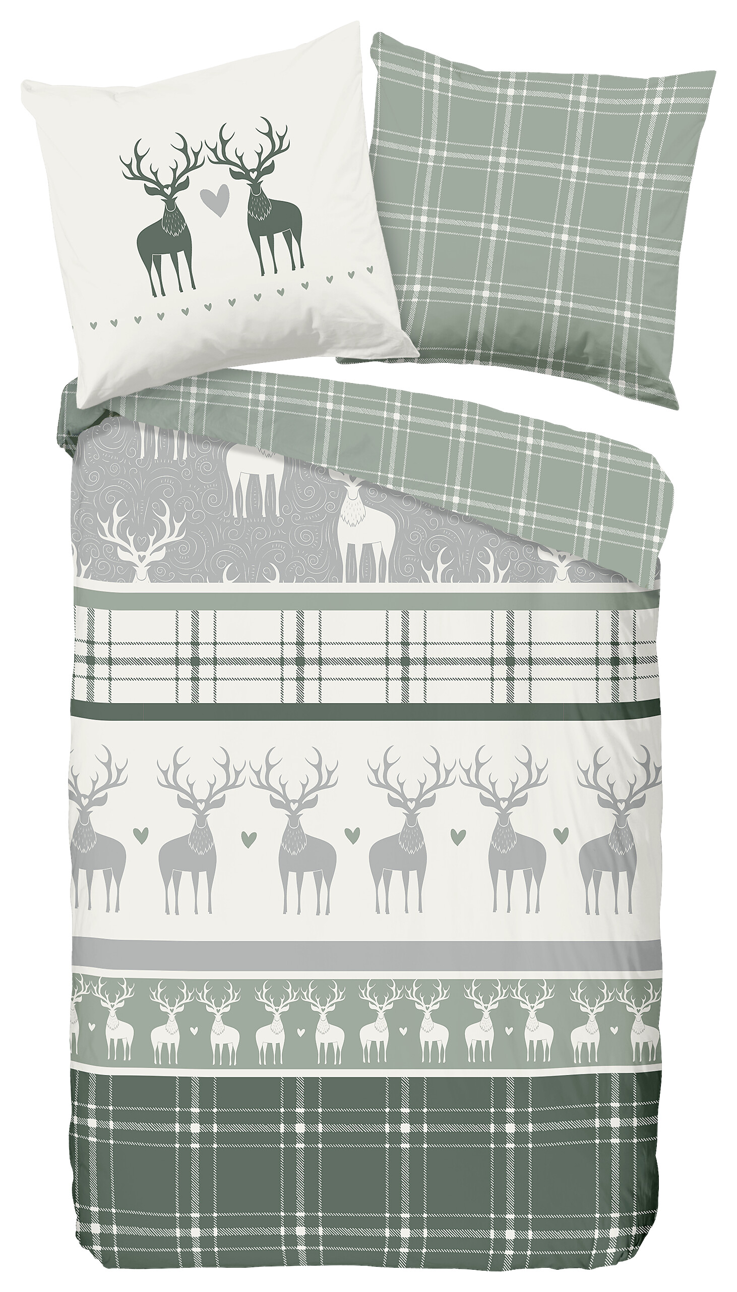 Baumwoll Bettwäsche Bjirk Flanell