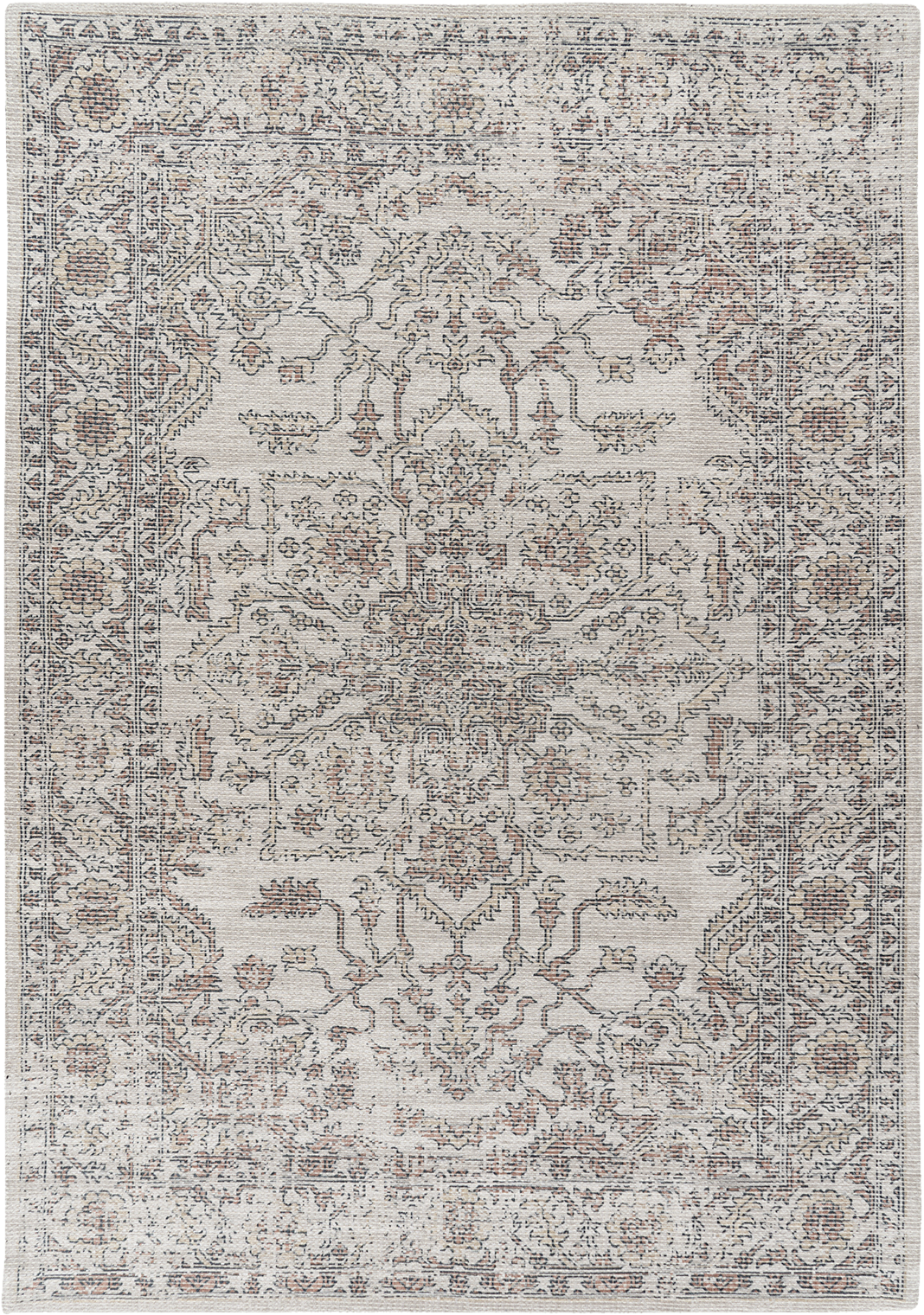 Kayoom Flachflorteppich Perry 325 beige B/L: ca. 80x150 cm