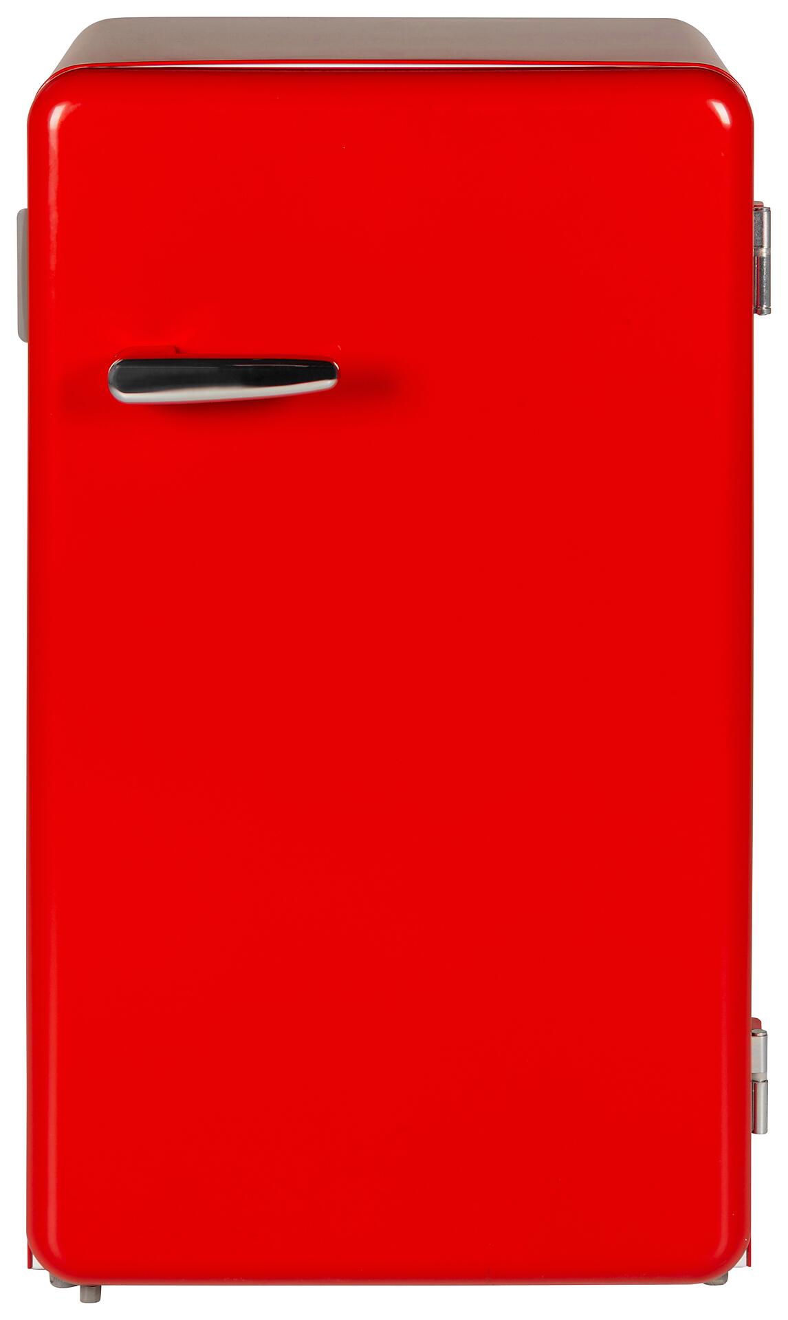 POCOline Stand-Kühlschrank KS84-93ESG rot B/H/T: ca. 49x84x46 cm