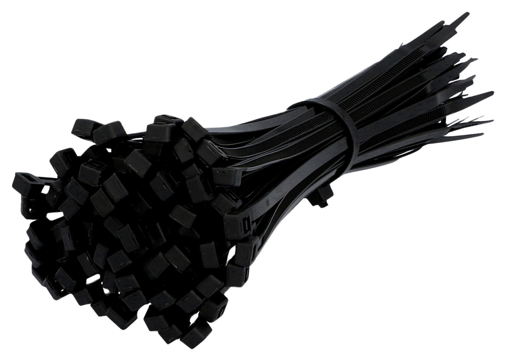 Kabelbinder schwarz 100 tlg.