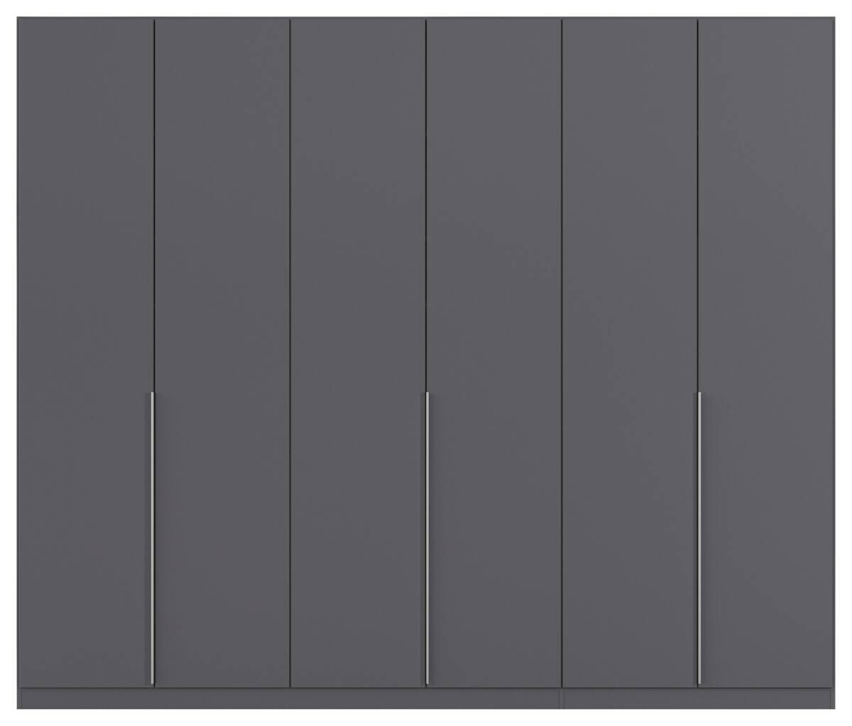 Kleiderschrank Alabama grau B/H/T: ca. 271x229x54 cm