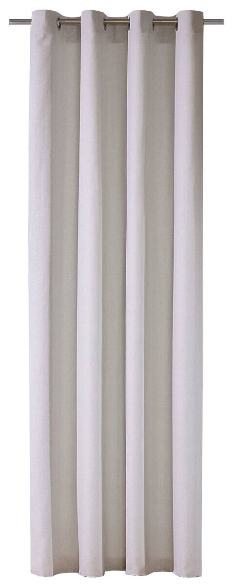 Ösenvorhang Sevilla sand B/L: ca. 135x245 cm