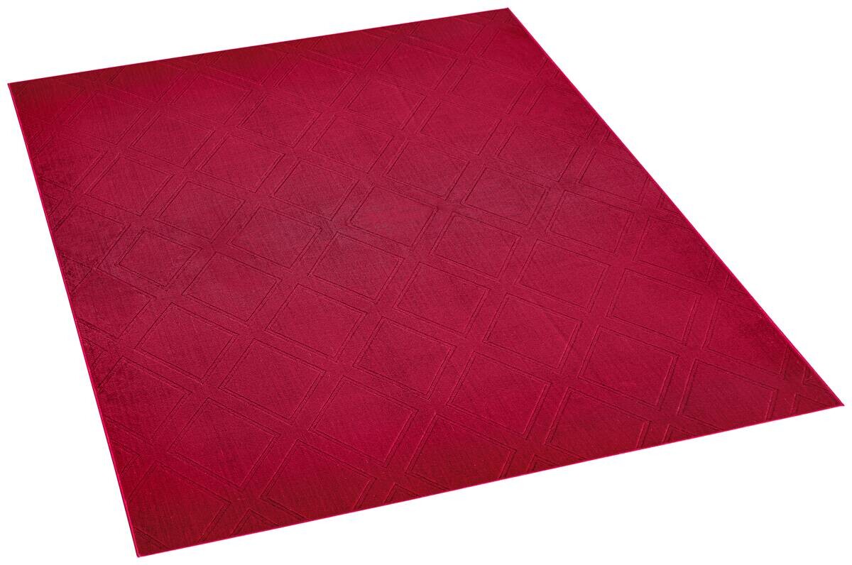 Fellimitat Monaco rot B/L: ca. 120x160 cm