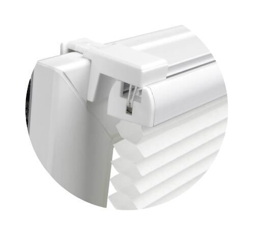 Boviva Waben-Plissee Verdunklungsqualität weiß B/L: ca. 45x130 cm