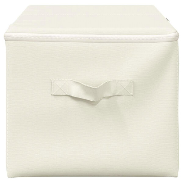 vidaXL Aufbewahrungsbox creme B/H/L: ca. 34x23x43 cm