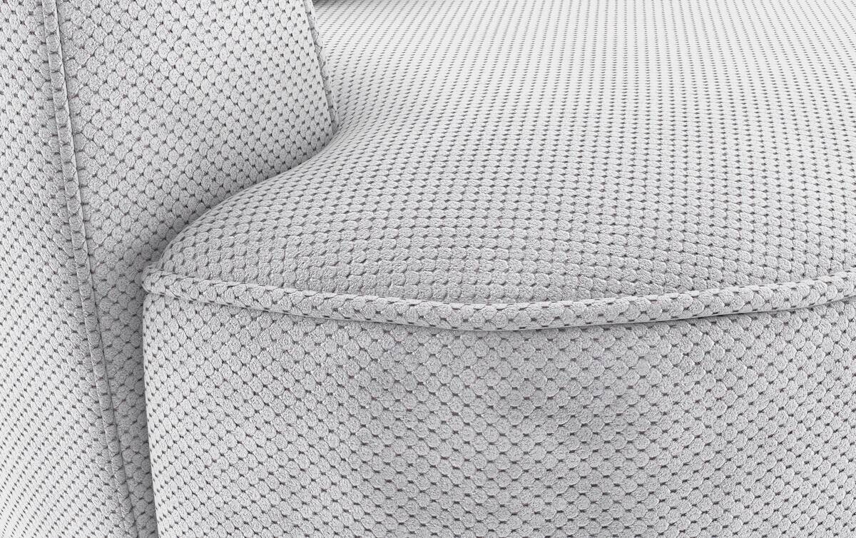 Ecksofa stone Microfaser B/H/T: ca. 287x66x168 cm