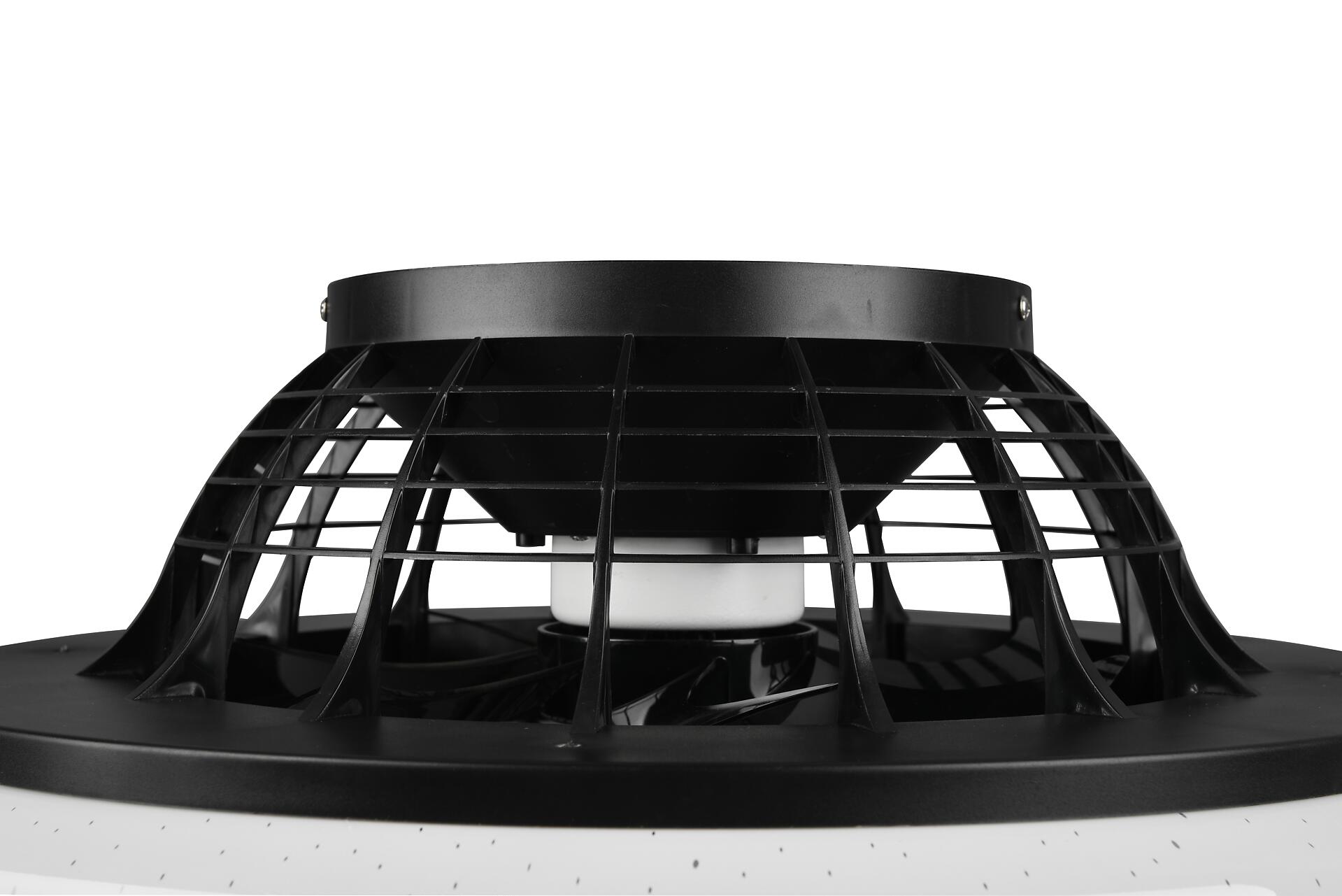 Reality Deckenleuchte Stralsund schwarz weiß Kunststoff H/D: ca. 16x50 cm