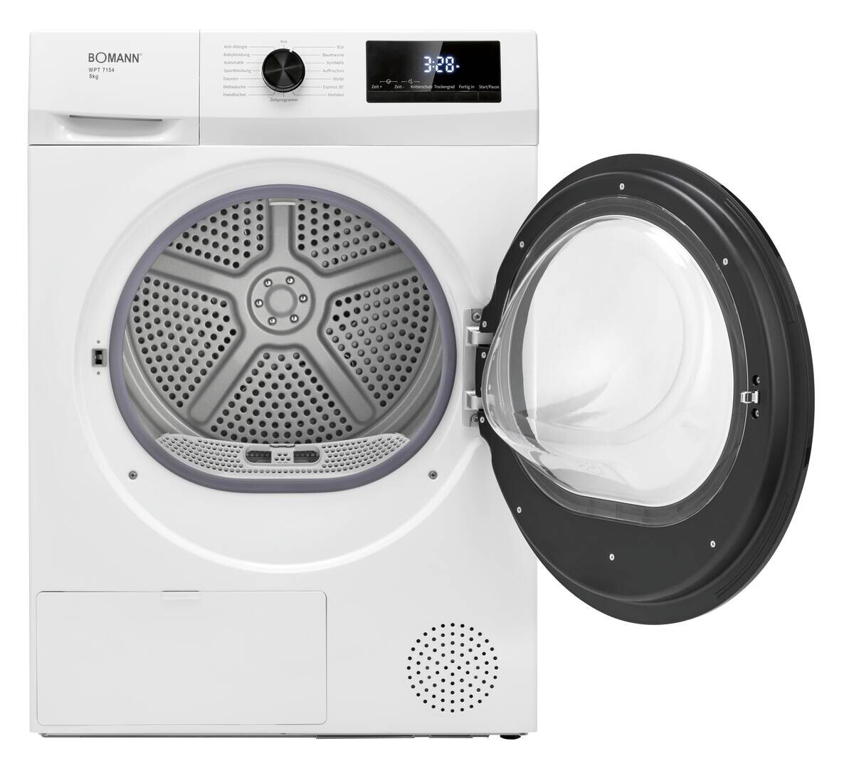 Bomann Wärmepumpentrockner WPT 7154 weiß B/H/T: ca. 59,5x84,5x58 cm ca. 8 kg
