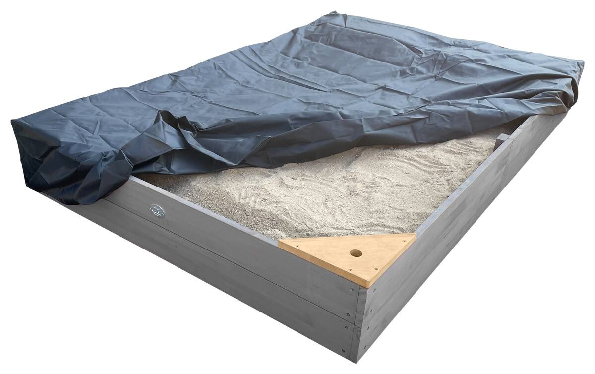 AXI Sandkasten Kelly grau B/H/T: ca. 115x21,8x180 cm