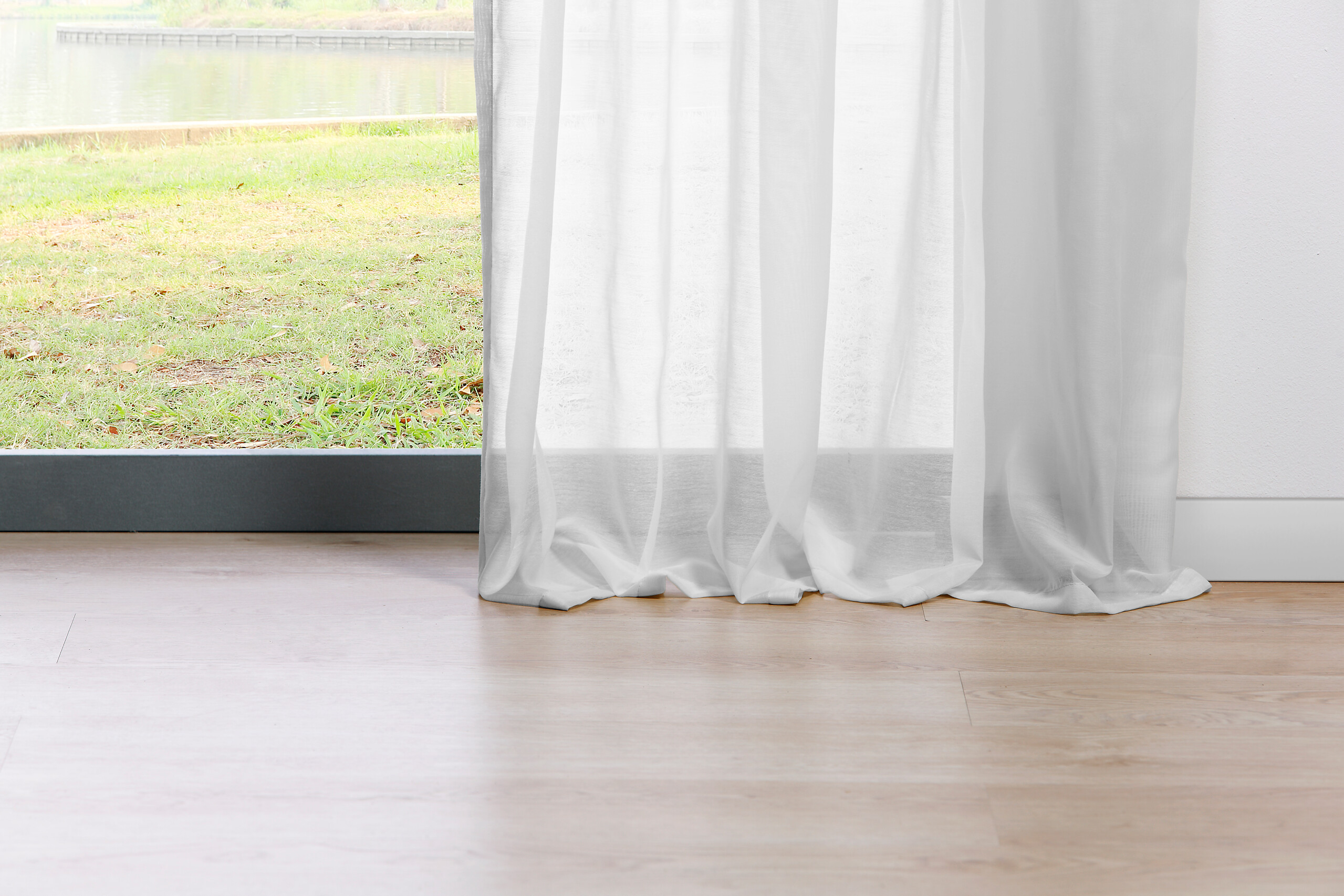 Kombivorhang PURE weiß B/L: ca. 135x300 cm