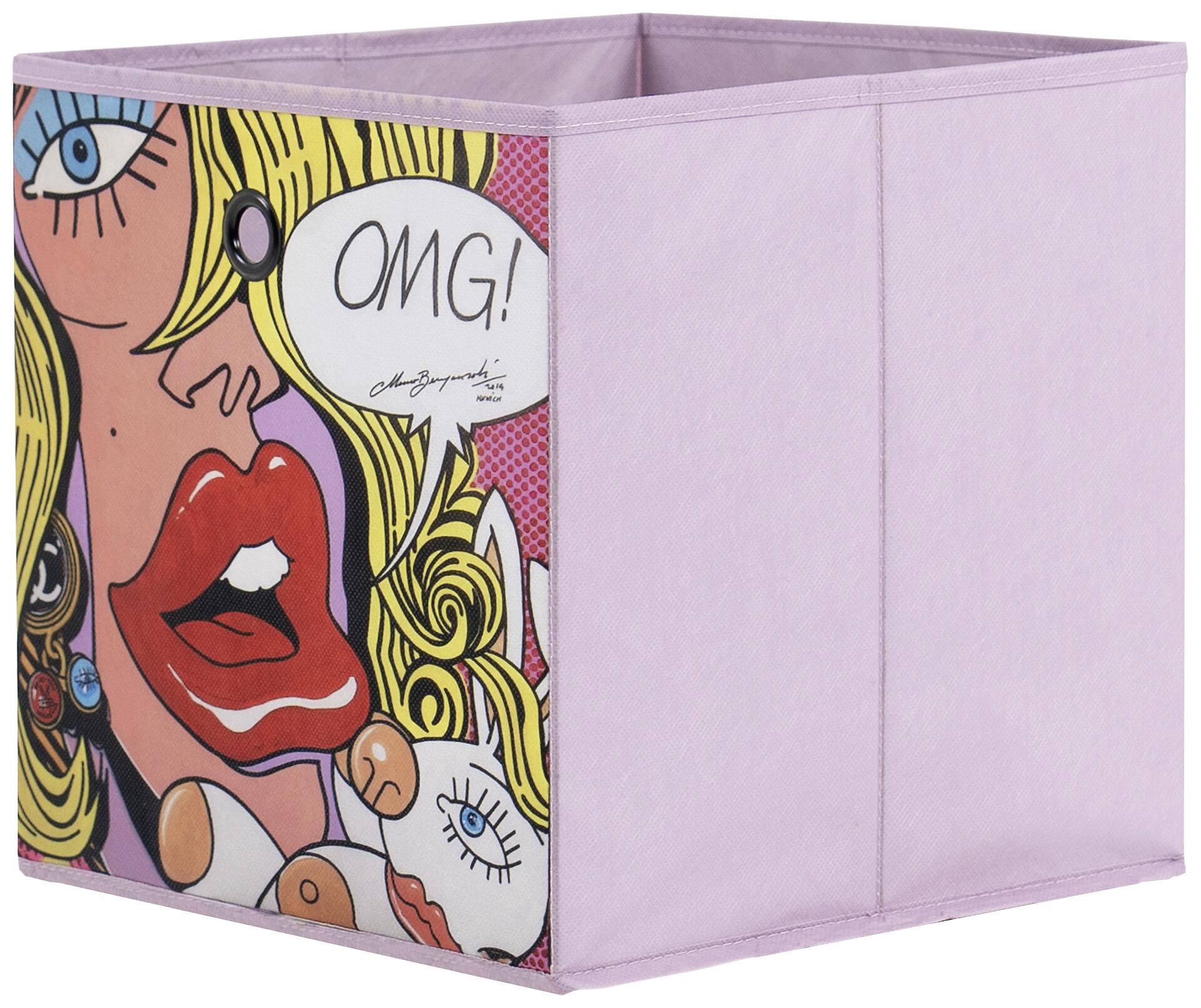 Stoffbox Stoffbox rosa B/H/T: ca. 32x32x32 cm