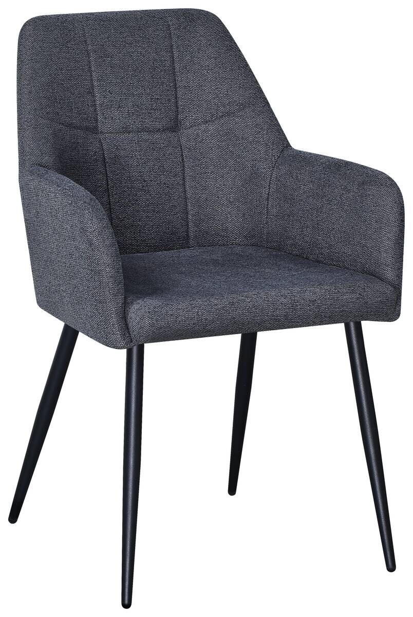 Armlehnstuhl Joe grau Webstoff B/H/T: ca. 58x85x62 cm Armlehnstuhl Joe grau Webstoff B/H/T: ca. 58x85x62 cm