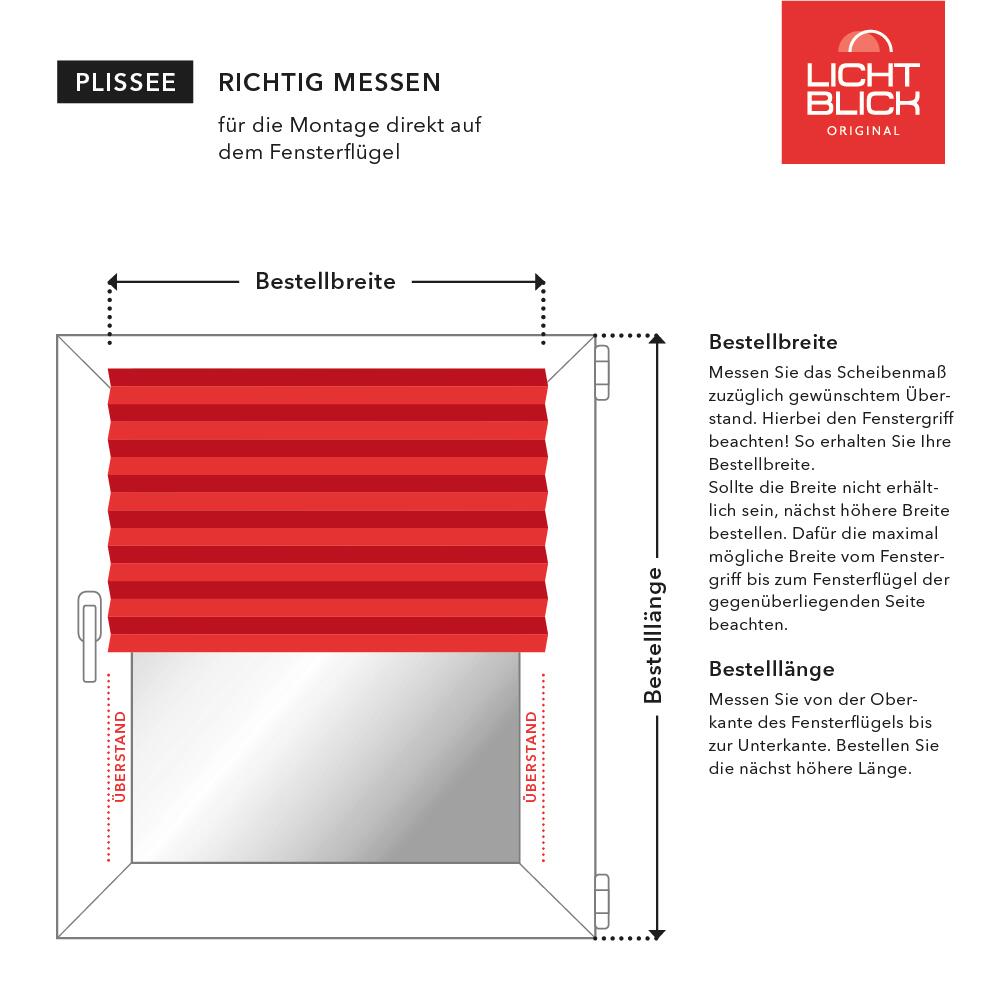 LICHTBLICK Spannplissee Stripy Boho Drop beige B/L: ca. 100x130 cm