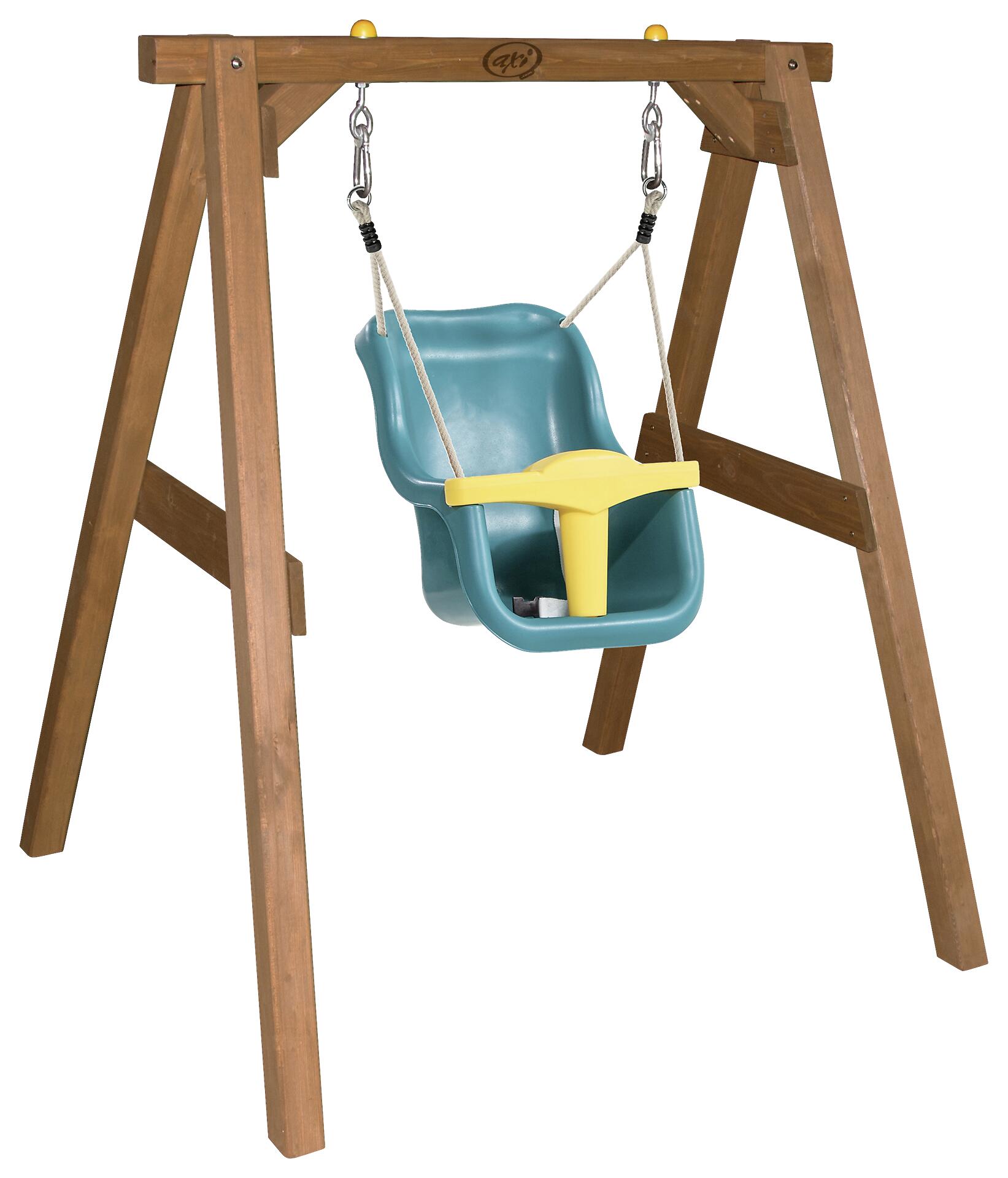 AXI Babyschaukel braun B/H/L: ca. 124x130x103 cm