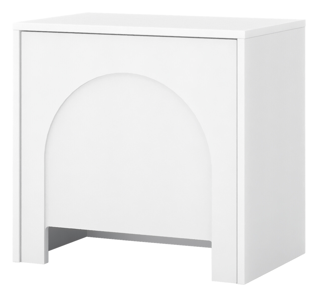 Nachtkonsole ARCO weiß B/H/T: ca. 50x49x35 cm