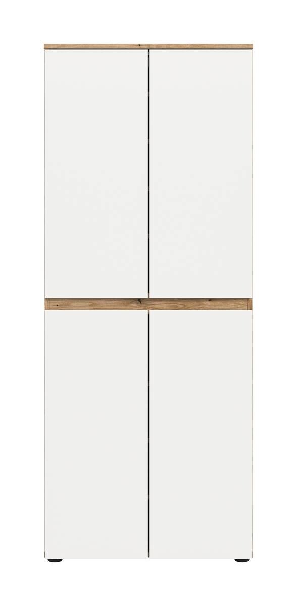 Schrank SCARPA Evoke Oak Nachbildung weiß B/H/T: ca. 70x175x37 cm