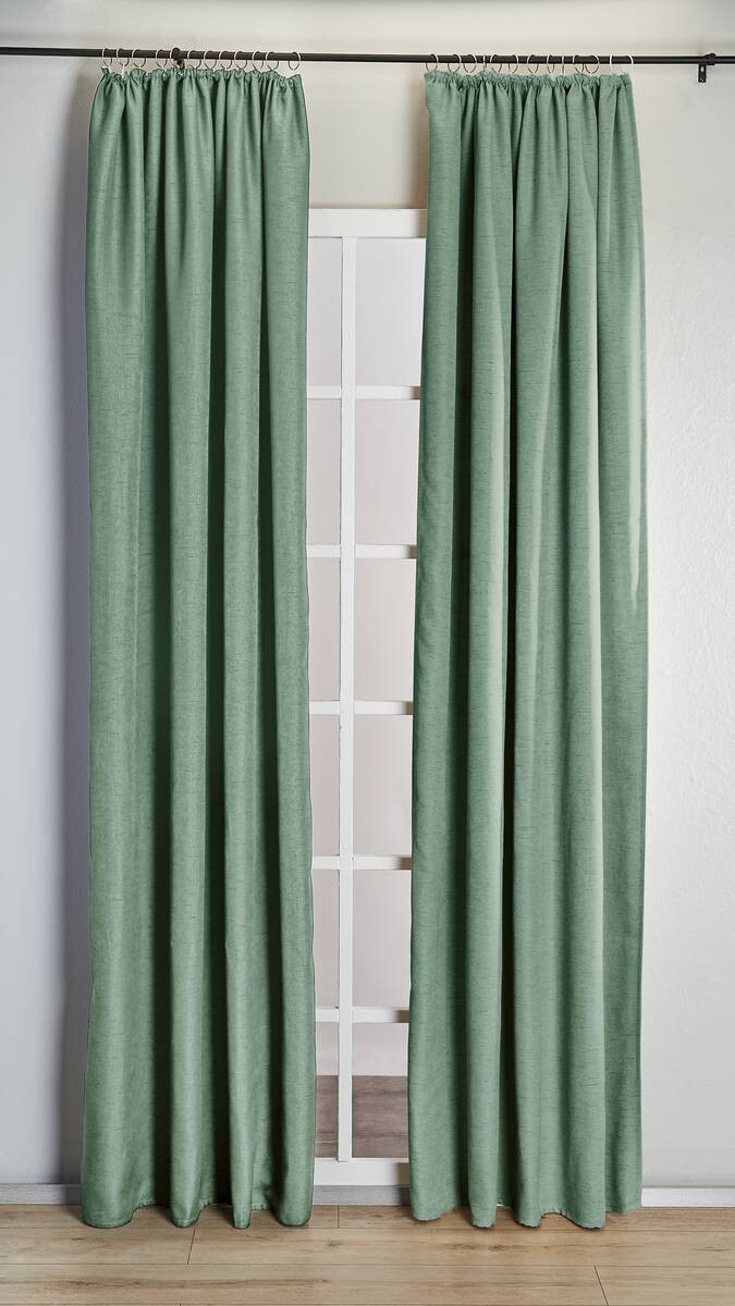 silver edition Verdunklungsvorhang Henry salbei B/L: ca. 135x245 cm