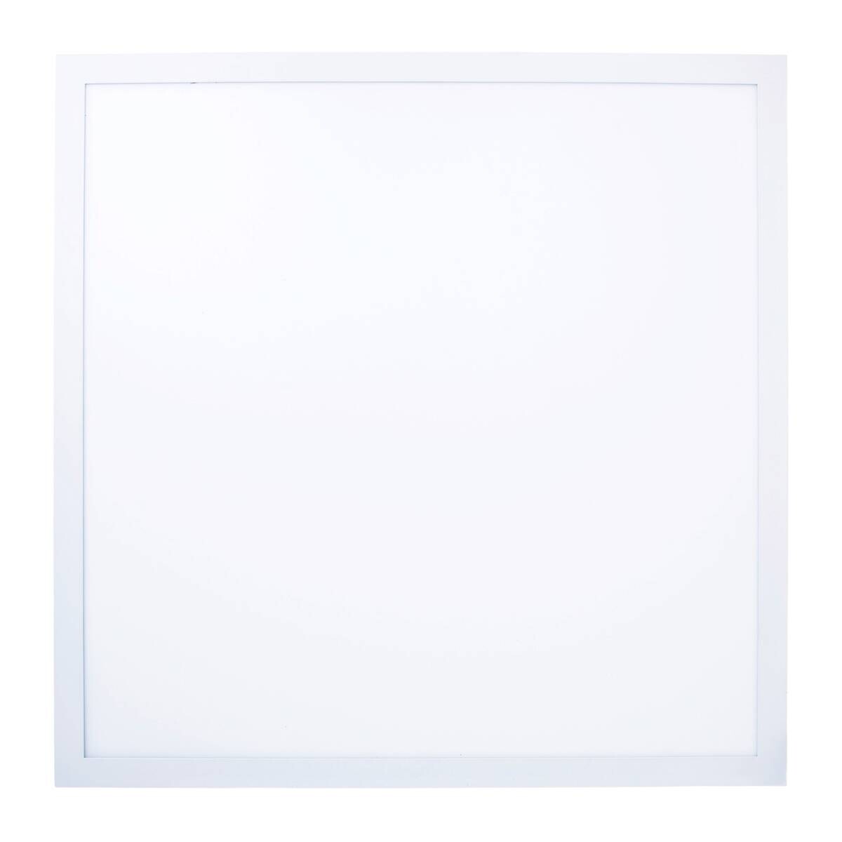 Näve Leuchten LED-Deckenpanel weiß Metall Kunststoff B/H/T: ca. 59,5x6x59,5 cm