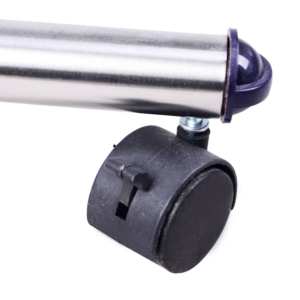 HOMCOM Garderobe silber Edelstahl B/H/L: ca. 45x86x95 cm