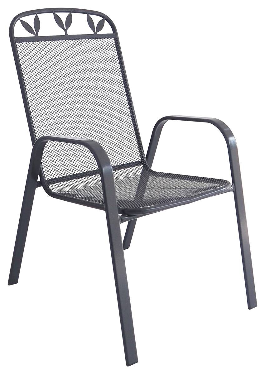 POCOline Stapelsessel Pia grau Metall B/H/L: ca. 55x98x74 cm POCOline Stapelsessel Pia grau Metall B/H/L: ca. 55x98x74 cm