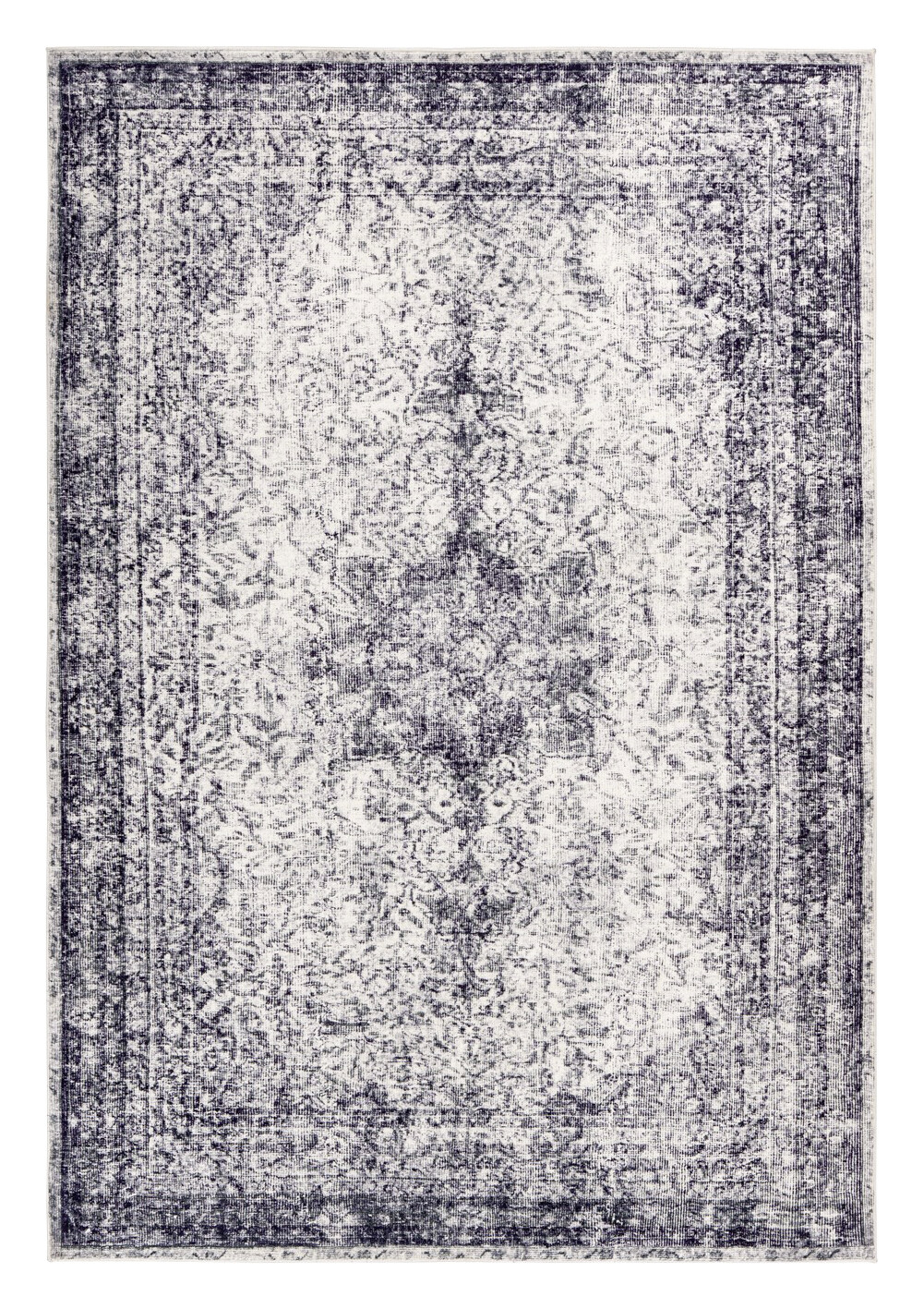 Padiro Kurzflorteppich Piemont 825 grau B/H/L: ca. 120x1,1x170 cm