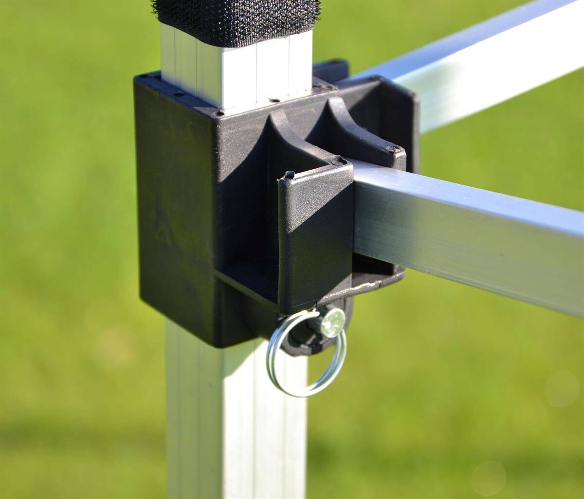 VCM Pavillon PROFI weiß Polyester-Mischgewebe B/H/L: ca. 300x220x300 cm