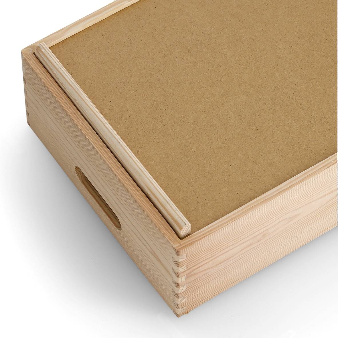 Zeller Allzweckkiste natur Kiefer B/H/L: ca. 40x15x30 cm