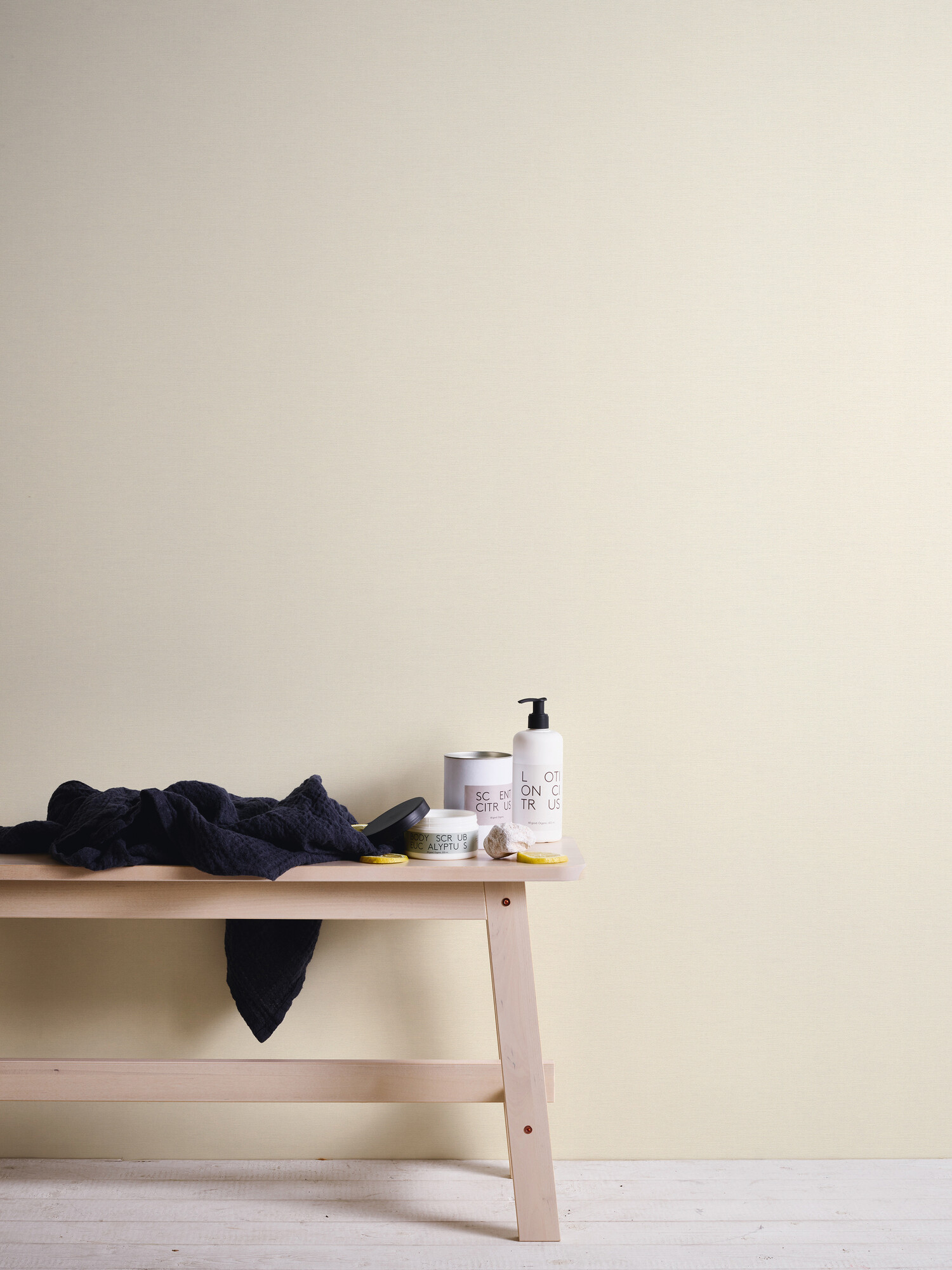 A.S.Creation Vliestapete creme B/H/D: ca. 53x1005x8,7 cm