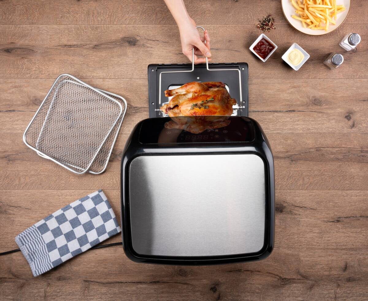 alpina Heißluftfritteuse 871125219568 schwarz Kunststoff ca. 2 l