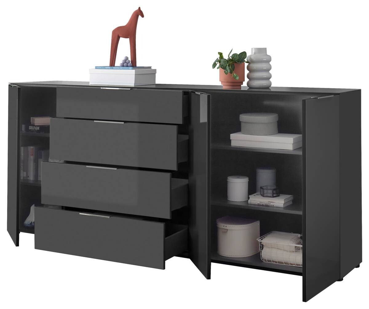 Kommode Santorin anthrazit B/H/T: ca. 226x99x40 cm