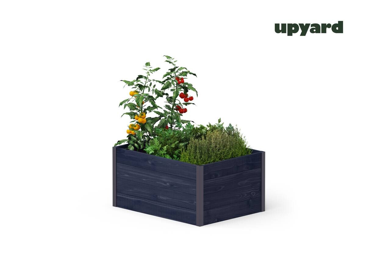 UPYARD Hochbeet MODERN schwarz Holz B/H/L: ca. 60x40x80 cm