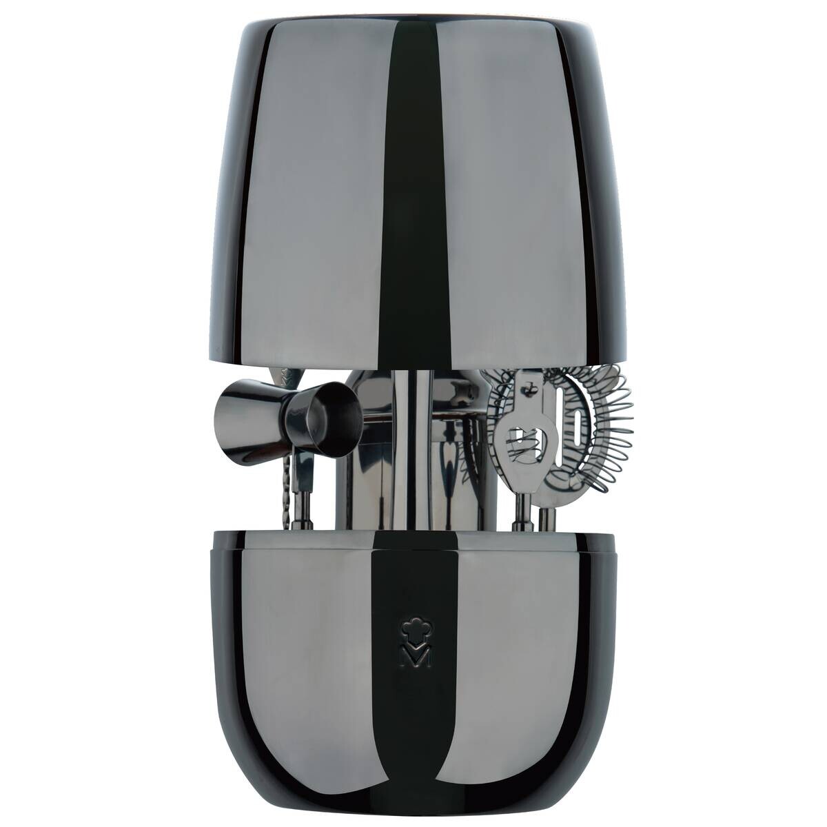MASTERPRO Cocktail-Set THE DROP schwarz Edelstahl
