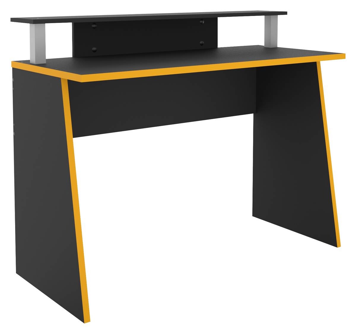 Gaming-Schreibtisch anthrazit orange B/H/T: ca. 117x93x50 cm