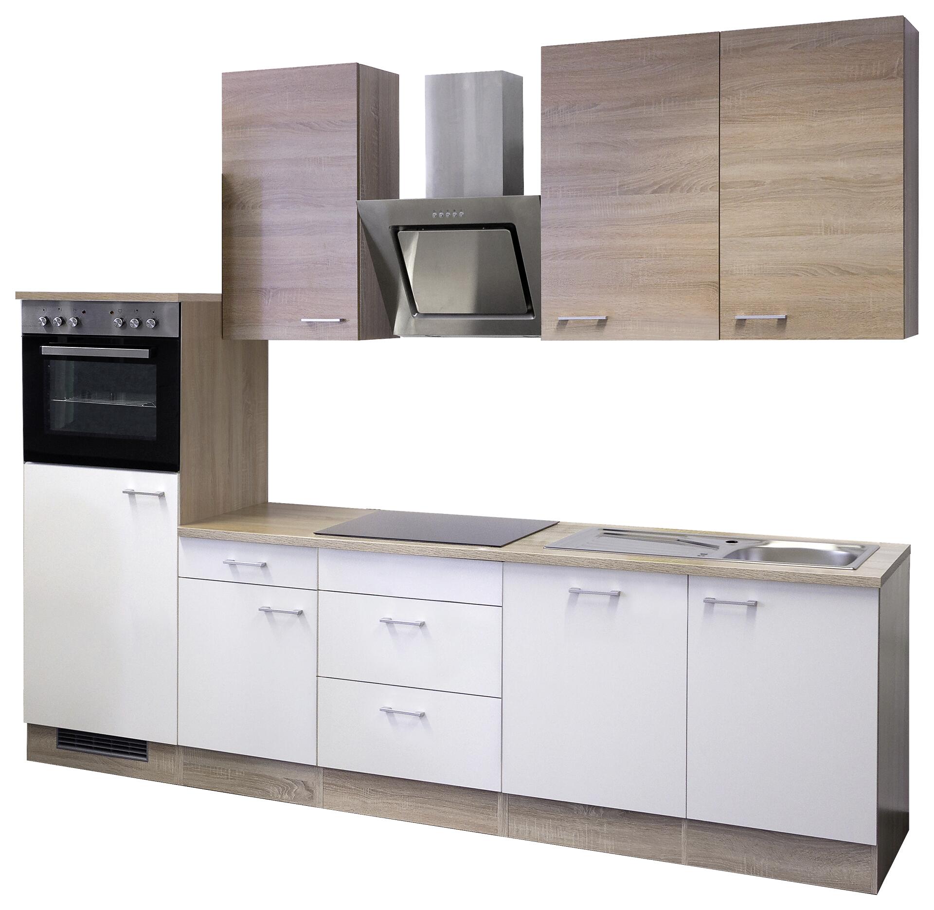 Küchenblock Samoa weiß B/H/T: ca. 280x234x60 cm Küchenblock Samoa weiß B/H/T: ca. 280x234x60 cm