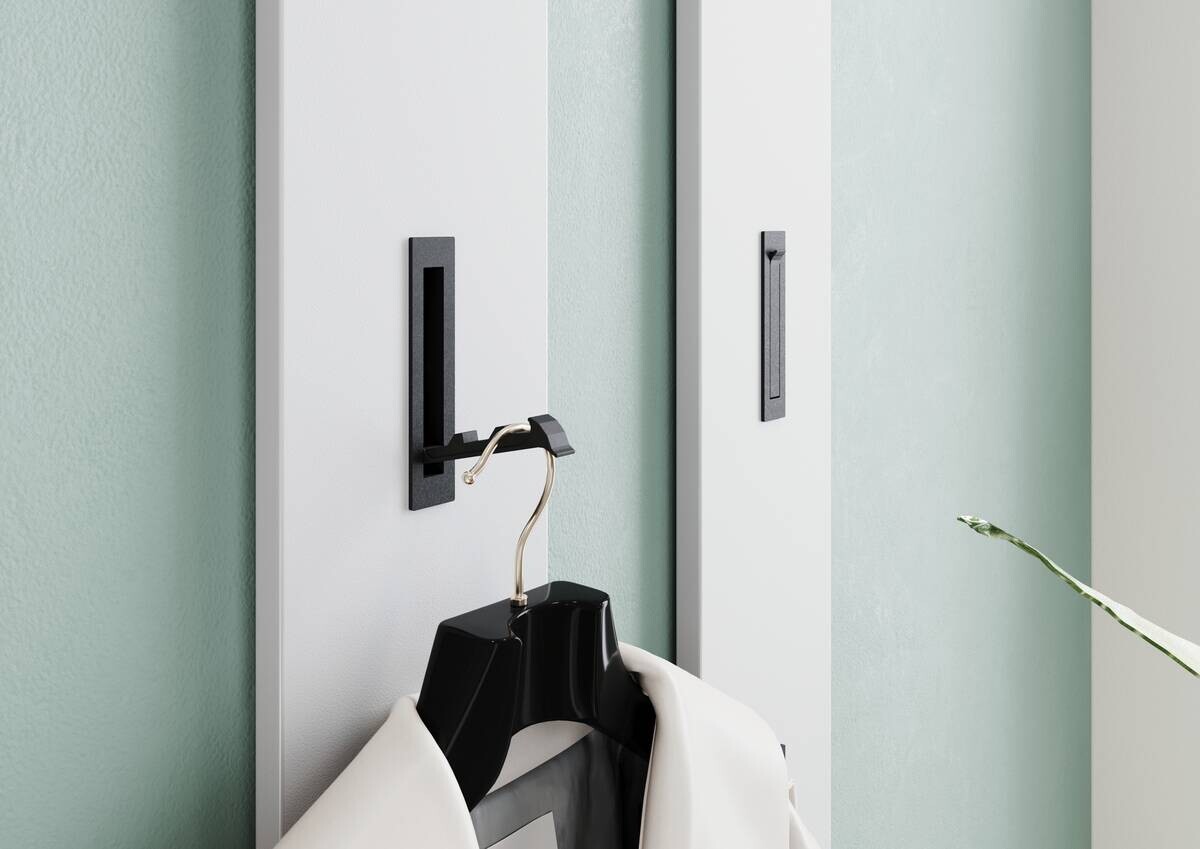 Garderobenpaneel 3728-84 weiß B/H/T: ca. 15x170x3 cm