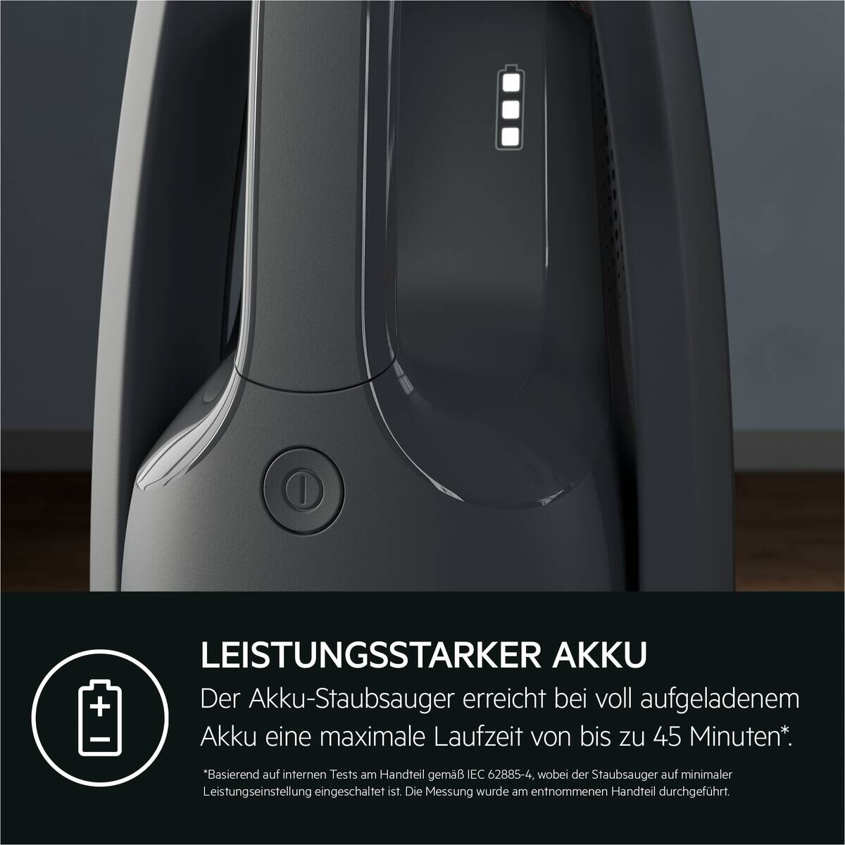 AEG Handstaubsauger AS52CB18DG schwarz Metall Kunststoff B/H/L: ca. 25,5x110,5x15 cm