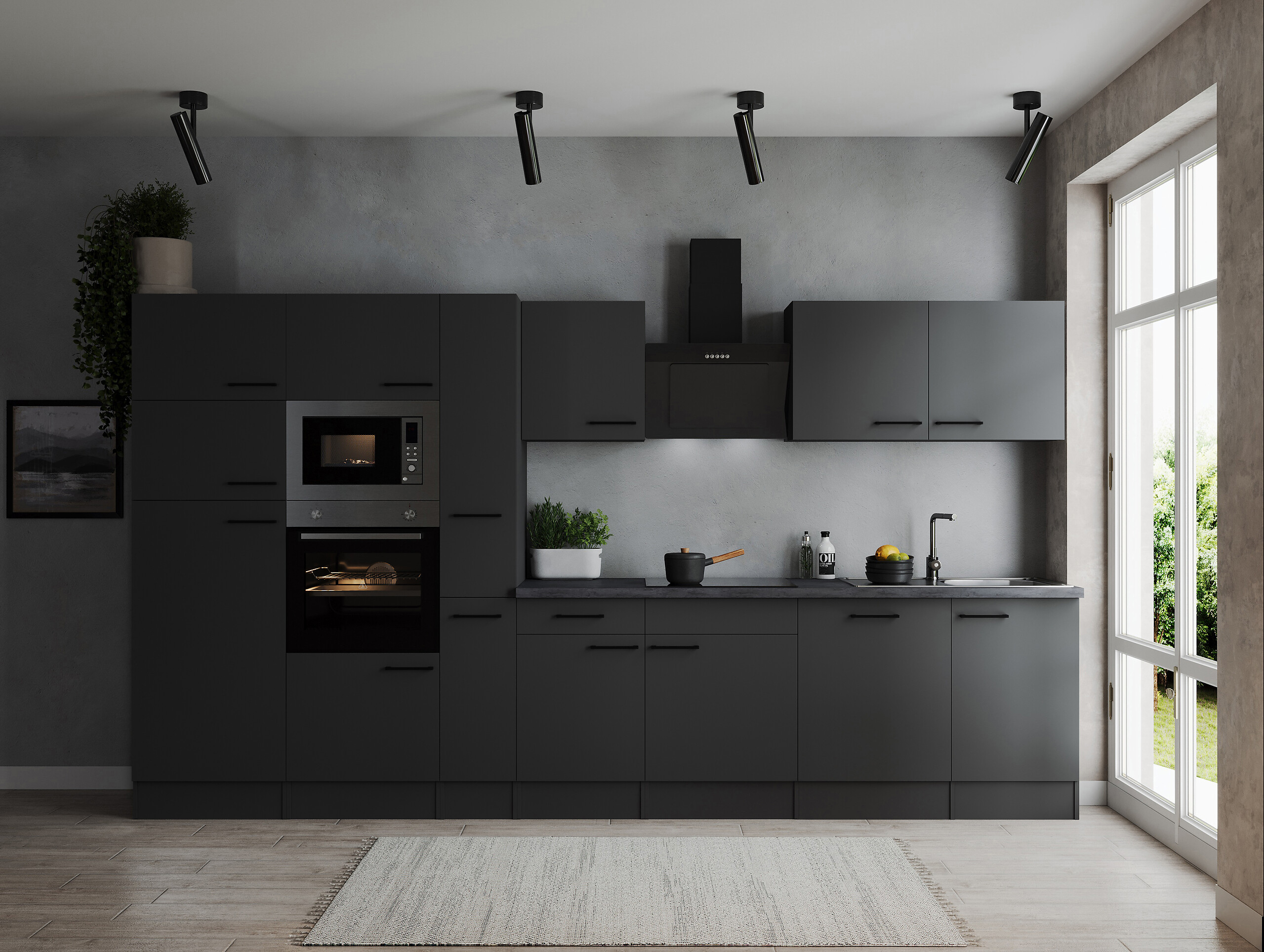 Küchenblock Oliver B/H/T: ca. 370x205x60 cm