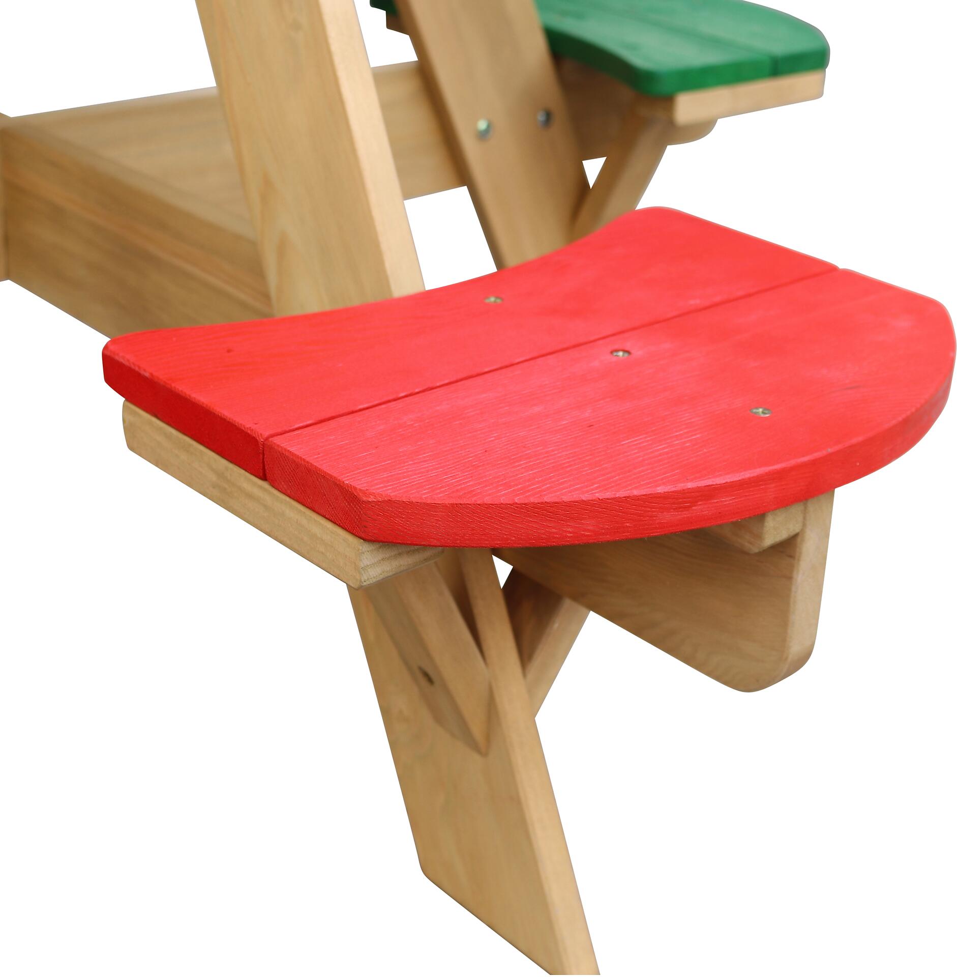 AXI Picknicktisch UFO braun B/H/L: ca. 120x56x120 cm