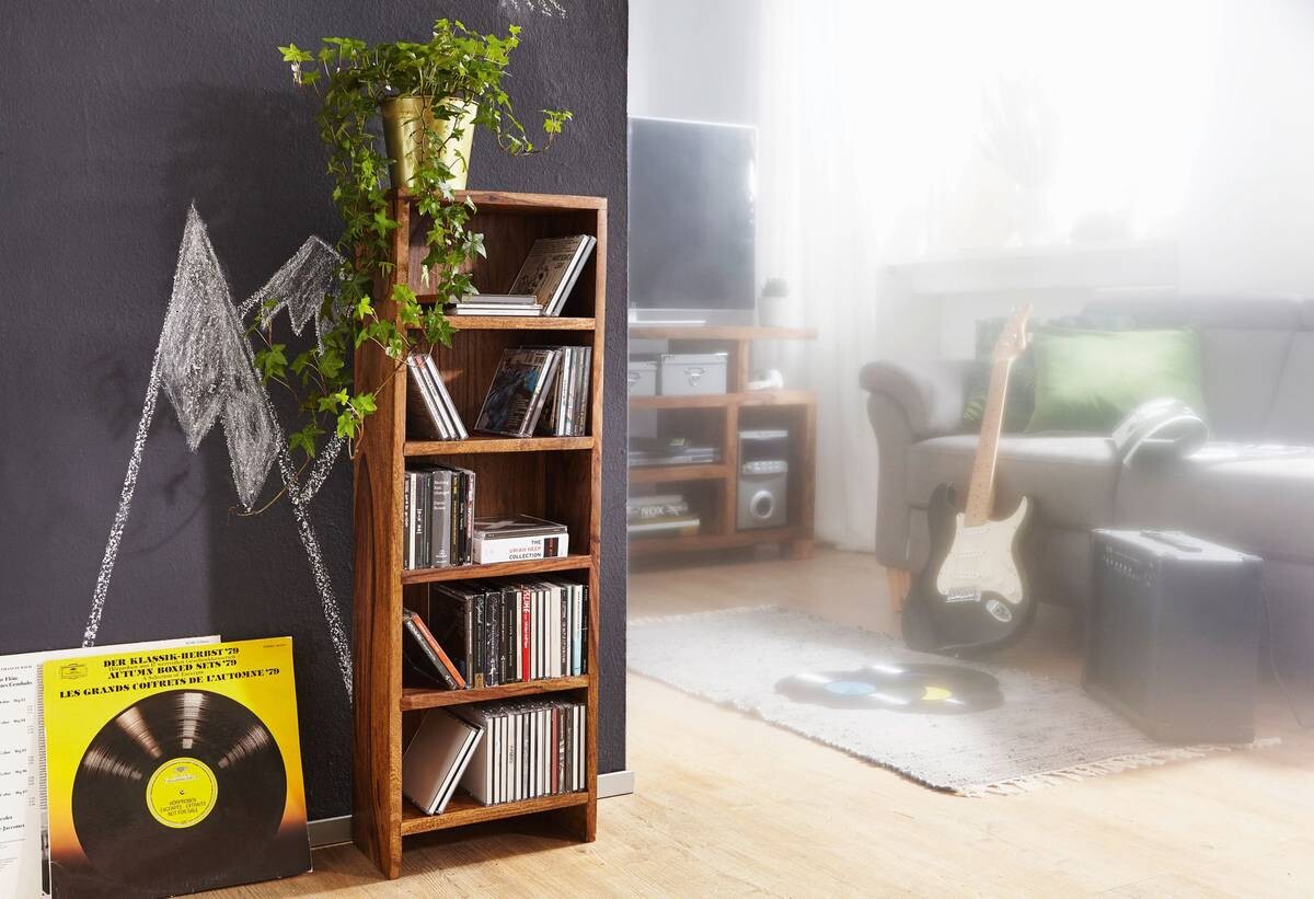 CD Regal natur B/H/T: ca. 30x90x17 cm