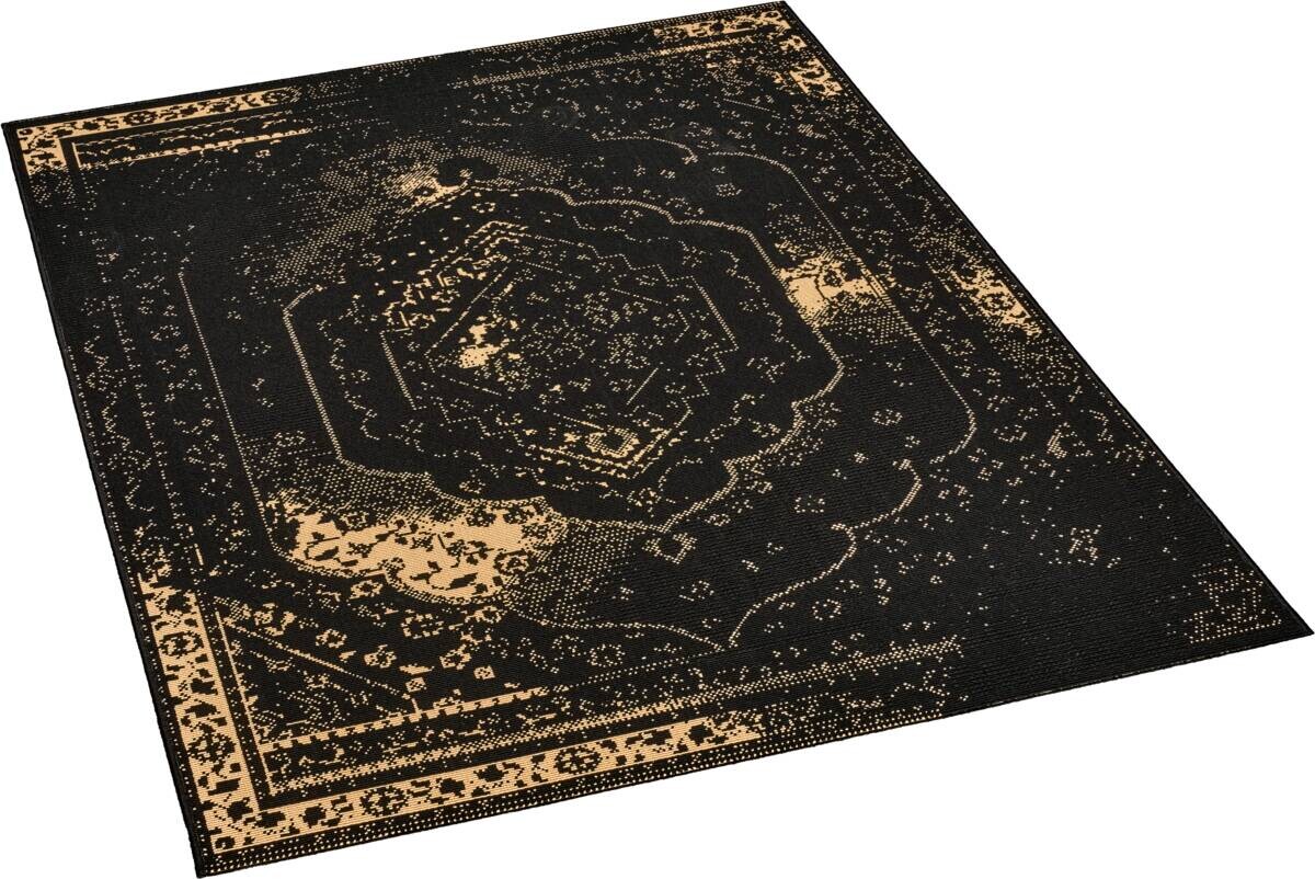 Webteppich Luxus schwarz B/L: ca. 160x230 cm