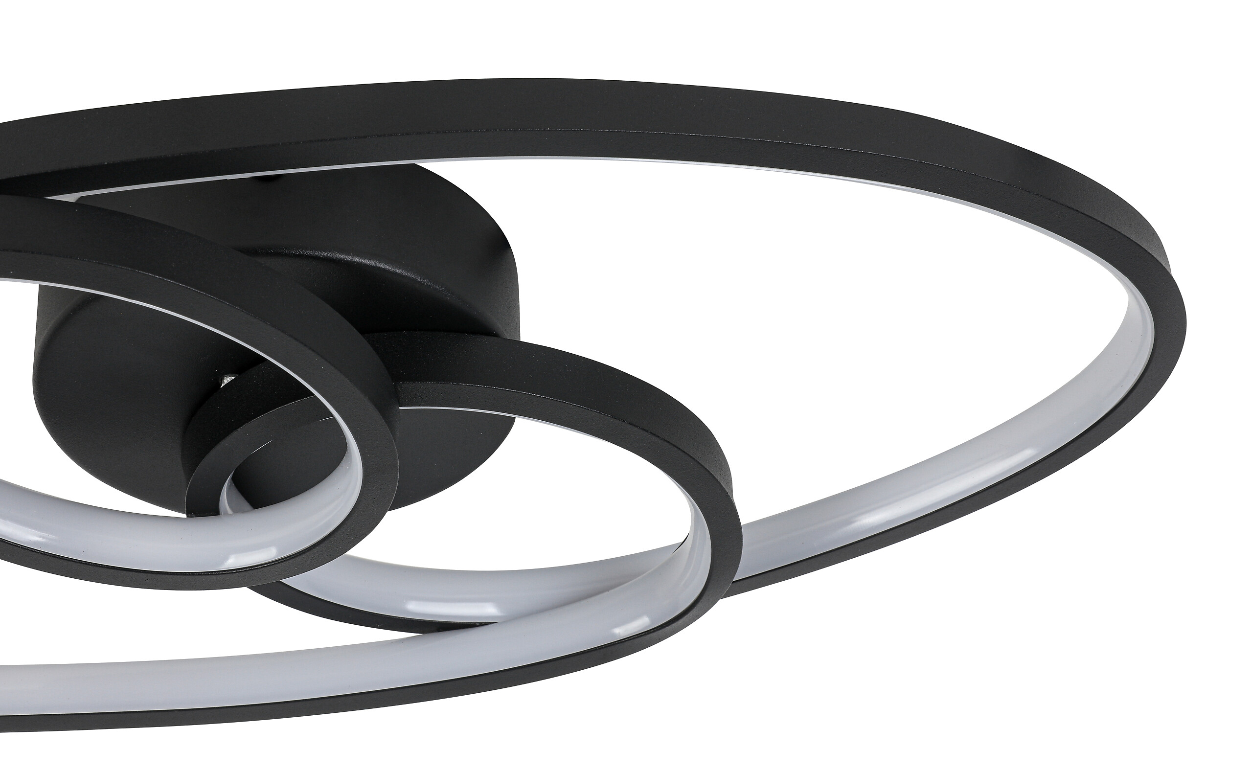 Nolo LED-Deckenleuchte Dual schwarz Metall B/H/L: ca. 21x8x45 cm