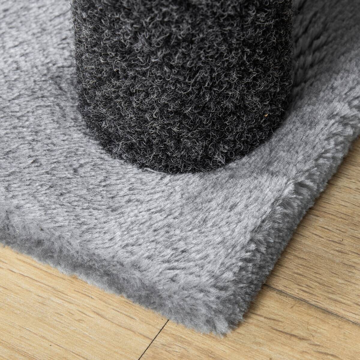 PawHut 4-stufige Haustiertreppe m. Ball grau Polypropylen B/H/L: ca. 40x60x64 cm